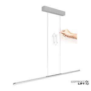Hanglamp Bande Staal incl. Comfortlift L 150cm