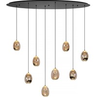 Hanglamp Golden Egg Ovaal 8 Lichts Led L 100cm