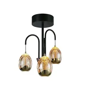 Plafondlamp Golden Egg 3 Lichts Led Ø 30cm