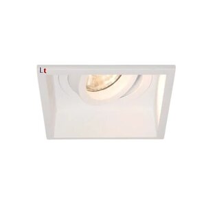 Artdelight Inbouwspot Rex Vierkant Wit  GU10 Verdiept Kantelbaar