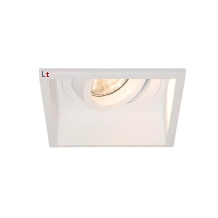 Artdelight Inbouwspot Rex Vierkant Wit  GU10 Verdiept Kantelbaar - Copy