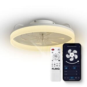 Plafondventilator Smart AeroGlow Wit Ø 50cm