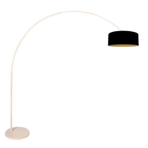 Booglamp Sparkled Light Crème incl. Kap Ø 50cm