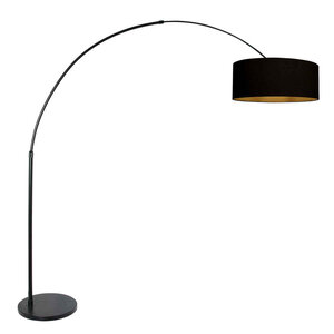 Booglamp Sparkled Light Zwart incl. Kap Ø 50cm