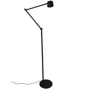 Vloerlamp Cugino Zwart 2-Arm incl. Dimmer