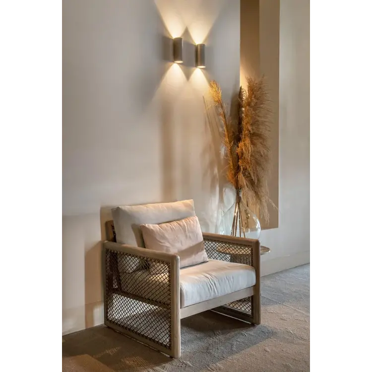 Artdelight Wandlamp Brody 2 Champagne Led IP54