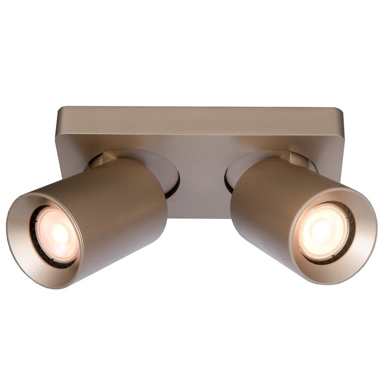 Artdelight Spot Megano Champagne GU10 2 Lichts