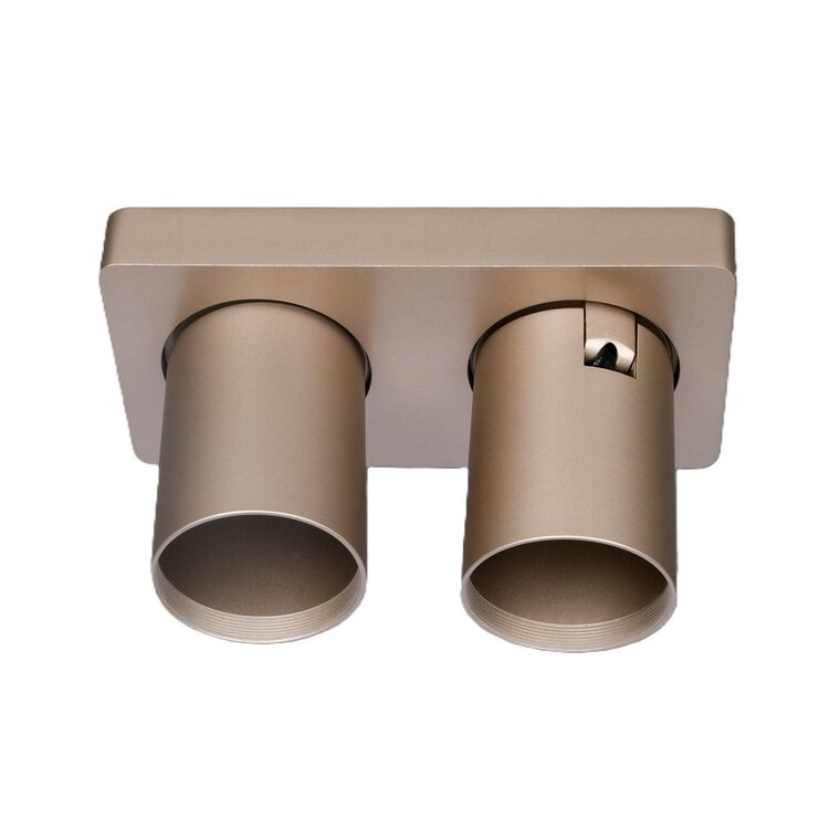 Artdelight Spot Megano Champagne GU10 2 Lichts