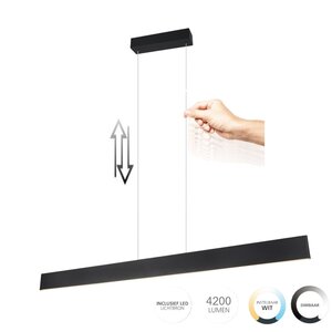 Trio Leuchten Hanglamp Galway Zwart Incl. Comfortlift 150cm