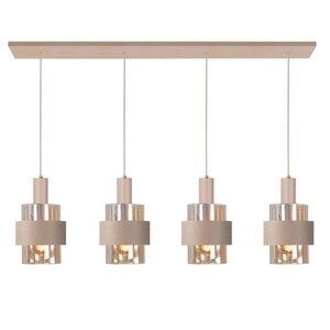 Hanglamp Marrone Beige 4-lichts