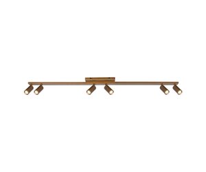 Freelight Spot Scolo Brons-Goud GU10 6-Lichts Balk 120cm