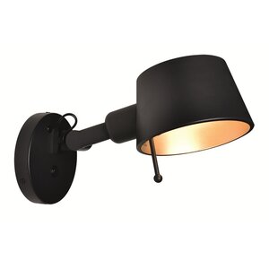 Wandlamp Sovrano Zwart Kort 1 Lichts