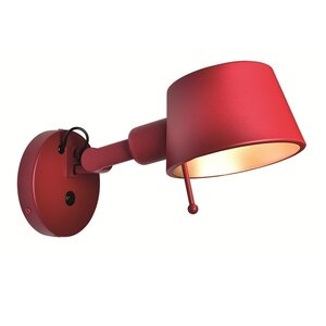 Wandlamp Sovrano Rood Kort 1 Lichts