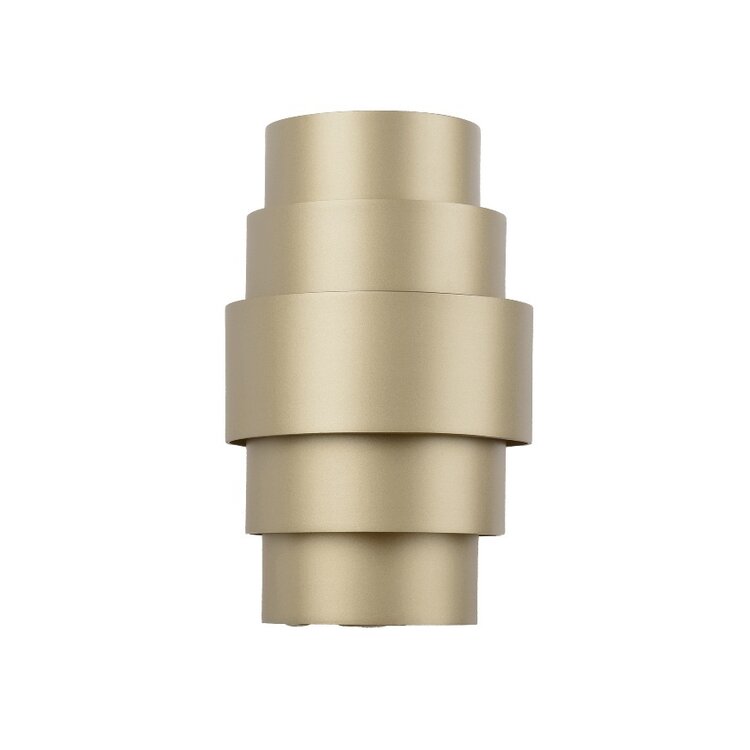 Artdelight Wandlamp Rolls Champagne 2 x G9 fitting Hoogte 22cm