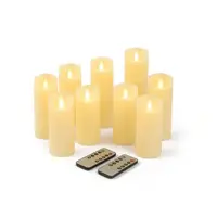 LED Kaarsen Set Harmony 9-pack incl. Remote