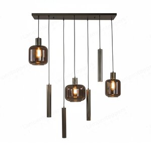 Hanglamp Bronza 4+3 Lichts