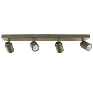 Spot Razza Brons-Goud 4 lichts GU10 Balk