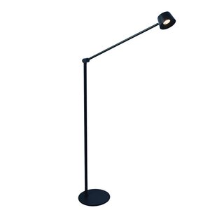 Vloerlamp Cugino Zwart 1-Arm incl. Dimmer