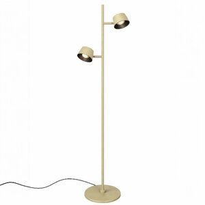 Vloerlamp Cugino Olijf Groen 2 Lichts incl. Dimmers