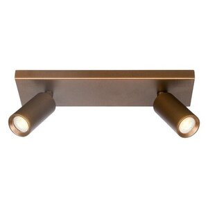 Spot Scolo Brons-Goud GU10 2-Lichts Balk