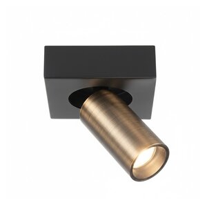 Spot Eliano Zwart Brons 1-Lichts