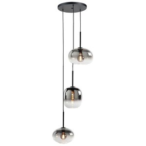 Hanglamp Bellini Zwart Smoke Ø 45cm 3 Lichts
