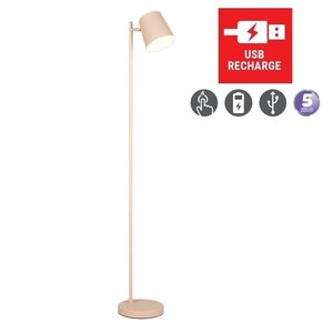 Vloerlamp Blake Beige Oplaadbaar