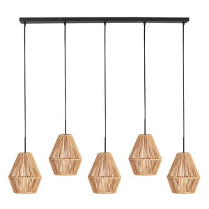 Hanglamp Ropex Touw 5 Lichts L 110cm