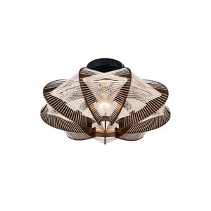 Plaffondlamp Jessica Zwart Walnut Ø 40cm  E27 15Watt Max.