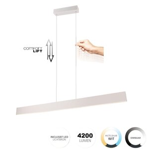 Hanglamp Galway Beige Incl. Comfortlift 150cm