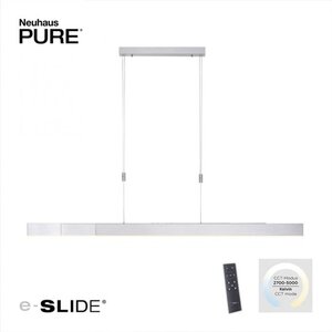 Hanglamp PURE MOTO e-Slide Aluminium LED  L 120-200cm