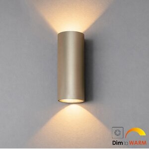 Wandlamp Brody2 Champagne Led IP65  Dim To Warm
