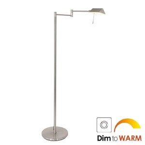 Vloerlamp Retina Staal 10 Watt incl. Dim to Warm
