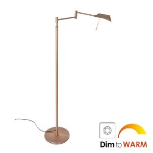 Vloerlamp Retina Brons 10 Watt incl. Dim to Warm