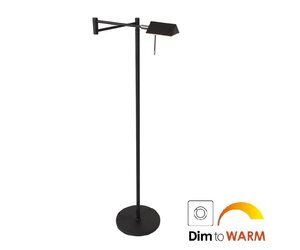 Vloerlamp Retina Zwart 10 Watt incl. Dim to Warm 3083ST