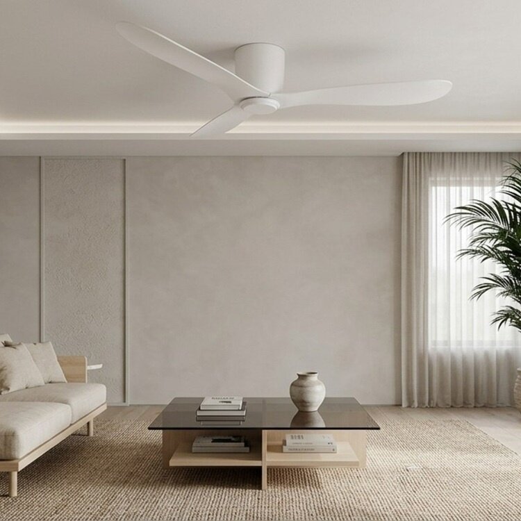 Plafondventilator Aeolus Cetus Eco Wit Ø 132 CM