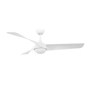 Plafondventilator Osprey Wit Ø 132cm Incl. Lamp & Afstandsbediening