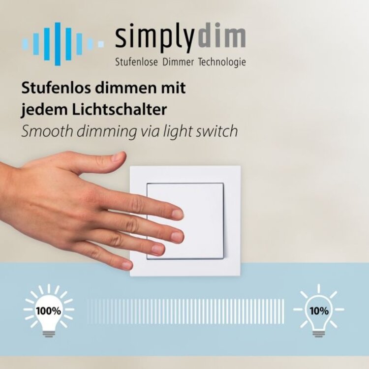 Hanglamp Circle Mat Zwart Led incl. Dimmer 50cm Ø