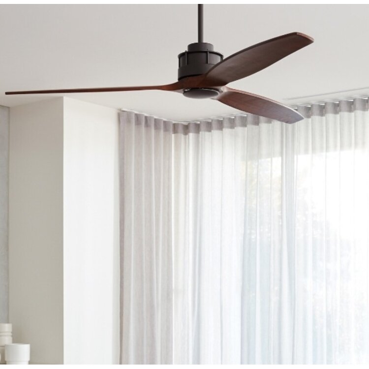 Plafondventilator Akmani Brons - Walnoot  Ø 142cm