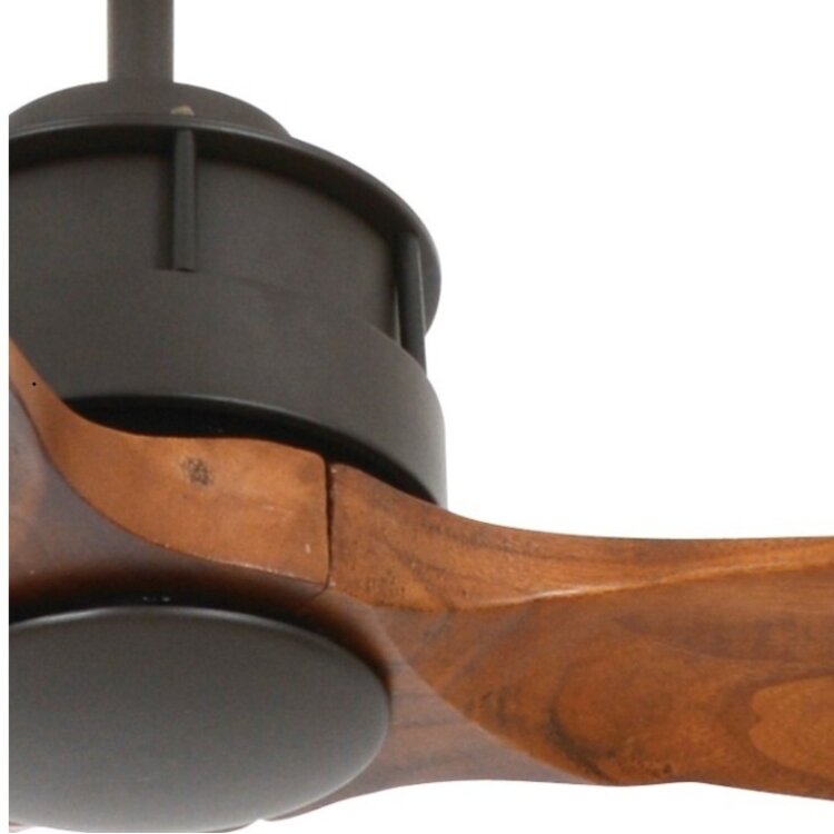 Plafondventilator Akmani Brons - Walnoot  Ø 142cm