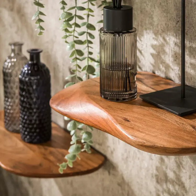 Wandplanken Organic Acacia Hout  3 Stuks