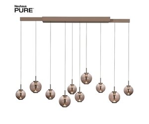 Neuhaus PURE Hanglamp E-Infinity Bronce E-Slide 100-198cm 10 Lichts