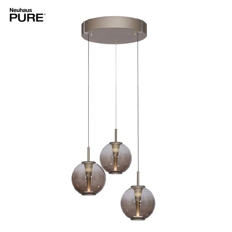 Neuhaus PURE Hanglamp E-Infinity Bronce Ø 50cm 3 Lichts