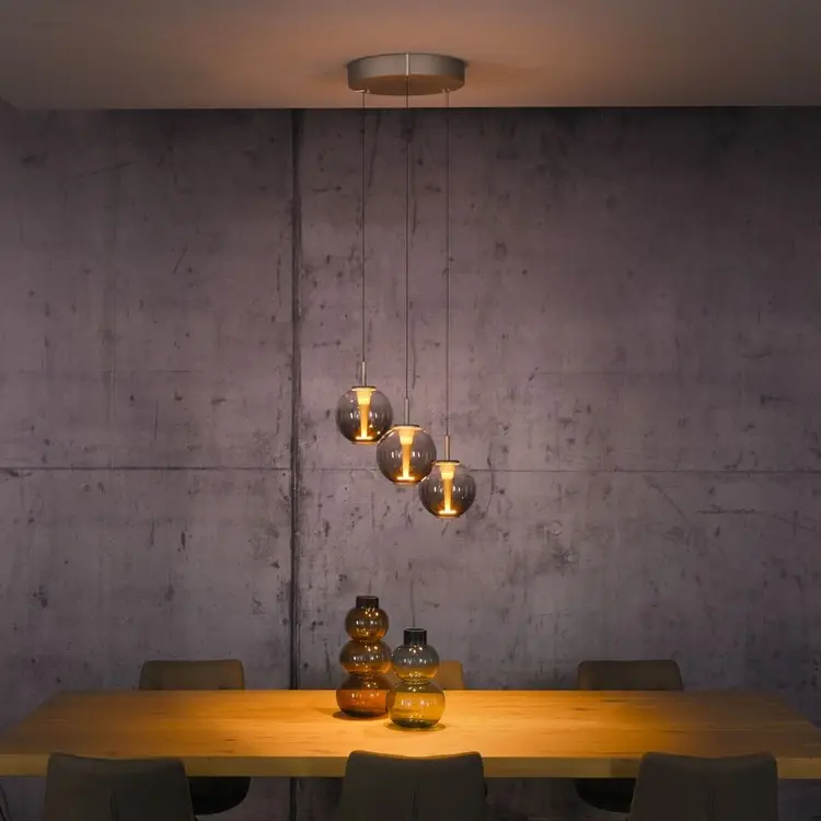 Neuhaus PURE Hanglamp E-Infinity Bronce Ø 50cm 3 Lichts