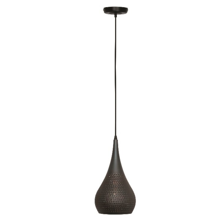 Freelight Hanglamp Bruciato Black Brown Ø 23cm 1 Lichts