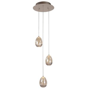 Hanglamp Champagne Egg 3 Lichts Ø 25 cm