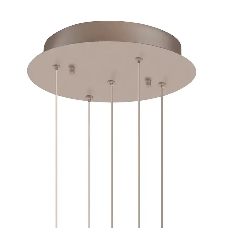 Highlight Hanglamp Champagne Egg 5 Lichts Ø 30 cm