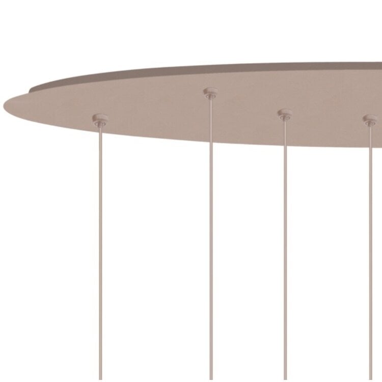 Highlight Hanglamp Champagne Egg 8 Lichts Ovaal