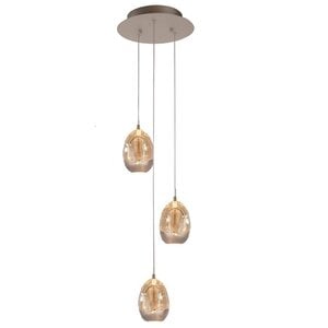 Hanglamp Champagne Egg 3 Lichts Ø 25 cm