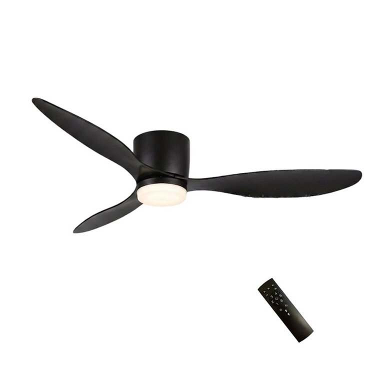Freelight Plafondventilator Brezza Zwart incl. Led  132cm